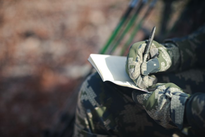 Pen being used outdoors